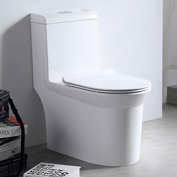 Унитаз в компл. SM9610 моноблок гор нижн подв 3/6л сид DUR