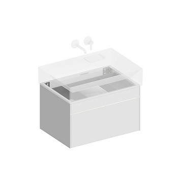 LOGIC 70 Тумба б/чаши LO.70.2\WHT бел KERAMA MARAZZI